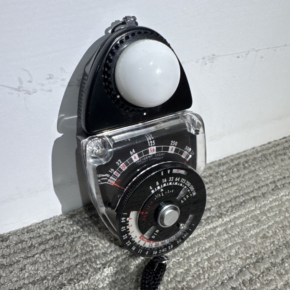 RARE Sekonic L-28C Studio Deluxe Exposure Light Meter With CASE WORKS