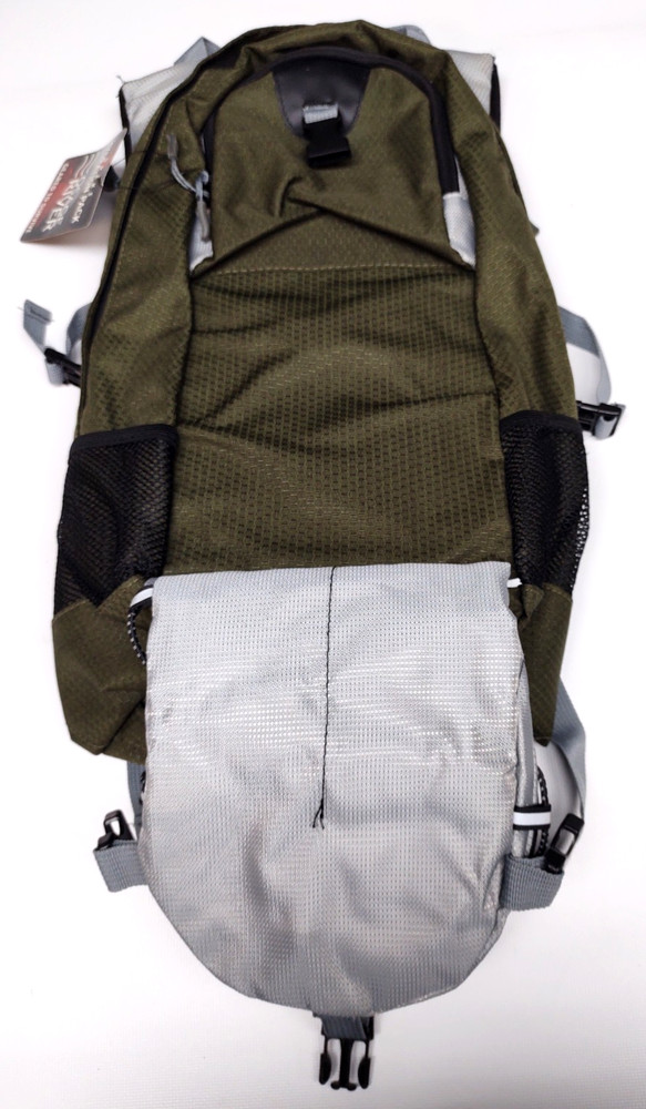 NWT Osage River Drake Hydration Pack Green Backpack~Missing Hydration Parts