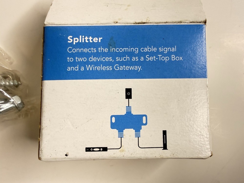 CommScope 2-way Digital Cable Coaxial Splitter Comcast Xfinity - Open Box