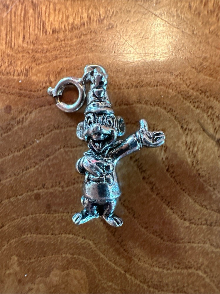 Disney Dumbo Timothy Mouse Silver Tone Charm