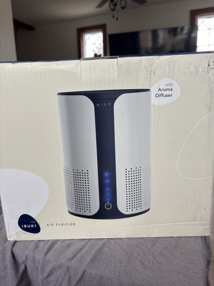 Miko Ibuki HEPA Air Purifier with Essential Oil Diffuser White