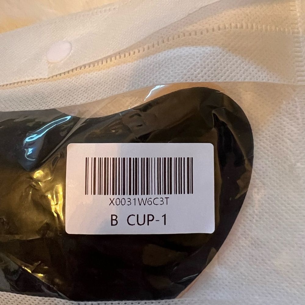Black and Tan Strapless Adhesive Bra Set B-cup