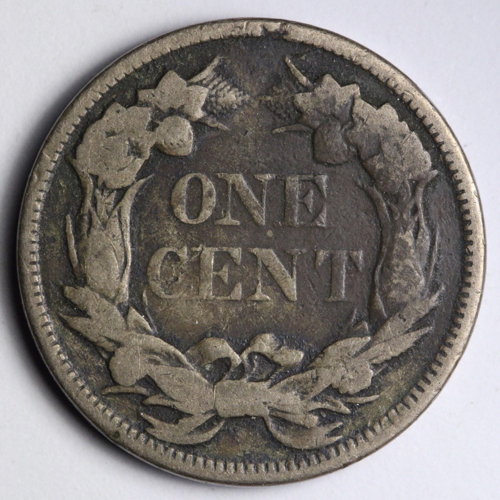 1857 F.E. Flying Eagle Cent Penny CHOICE VF E253 T