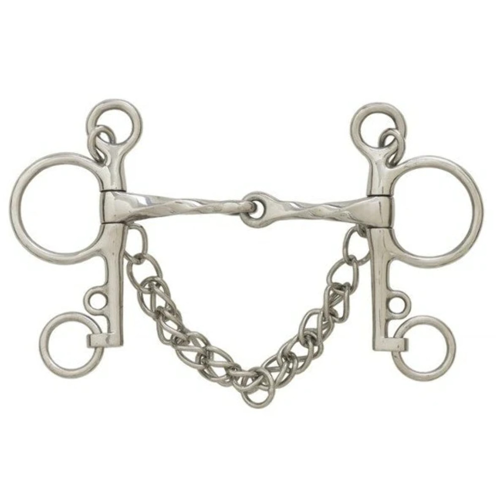 Jointed Slow Twist Tom Thumb Pelham Bit