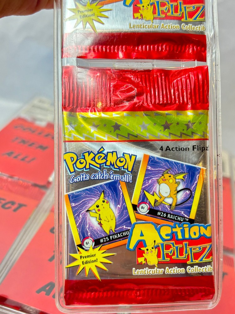 POKEMON ACTION FLIPZ 7 Rack Displays