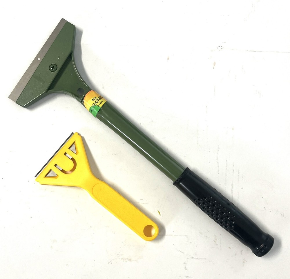 4" Wall Scraper for Wall Ceramic Cleaner Floor Window with 3" Window Scraper