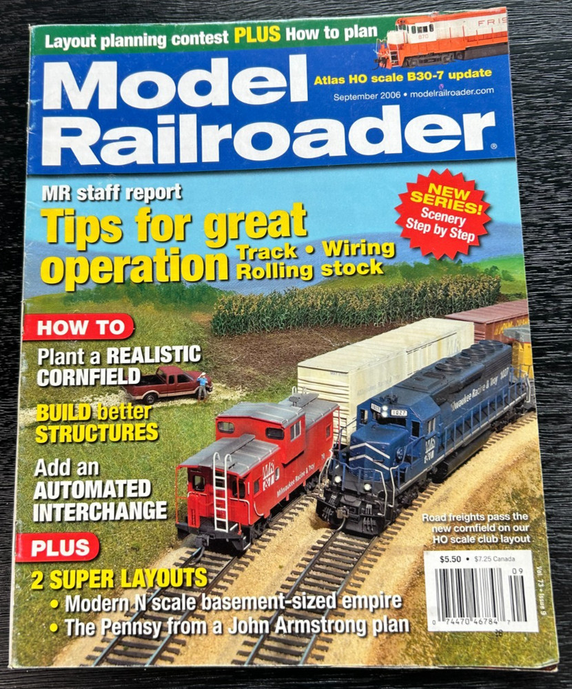 Model Railroader Magazine September 2006 Tips for Great Operation