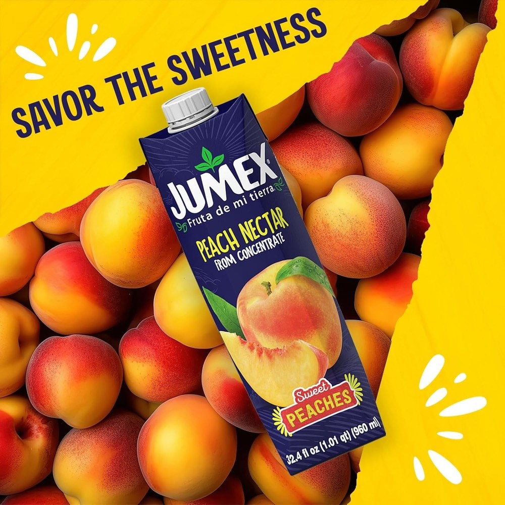 Jumex Peach Nectar, 32.4 Fl Oz