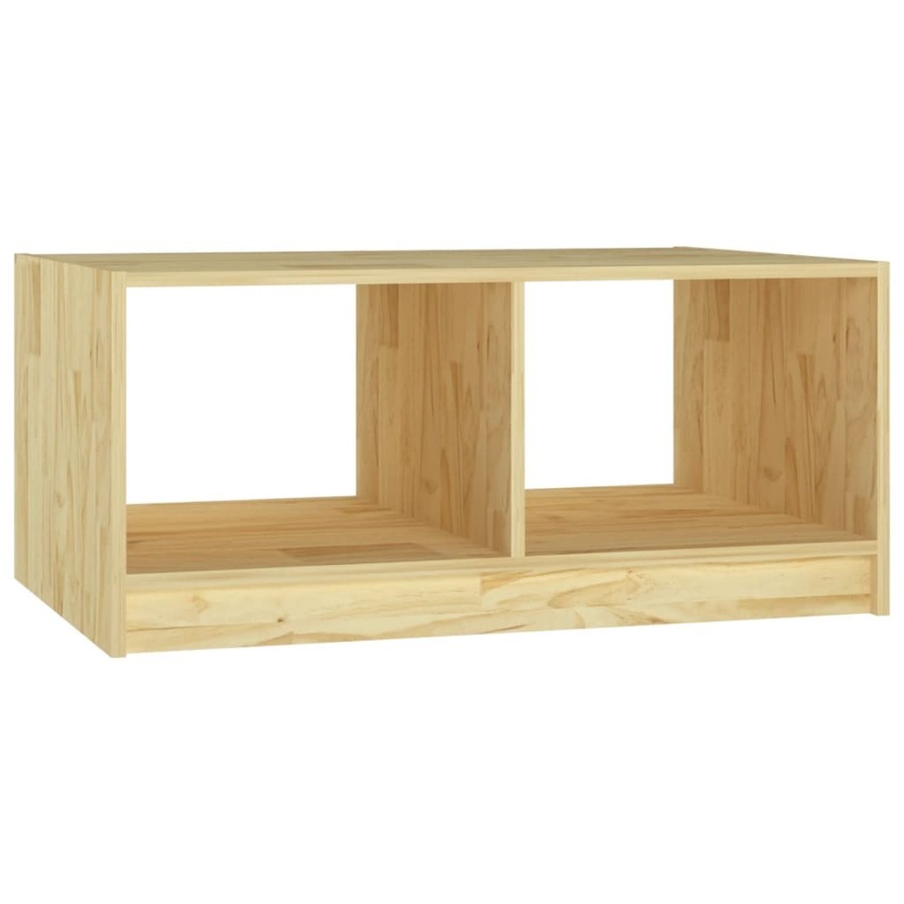 Solid Pinewood Coffee Table 29.5"x13.2" Couch End Table Multi Colors vidaXL