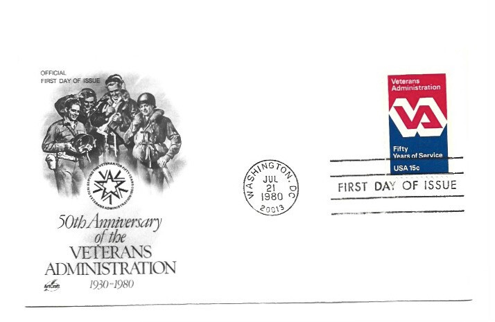 1825 Veterans Administration,  ArtCraft,  FDC