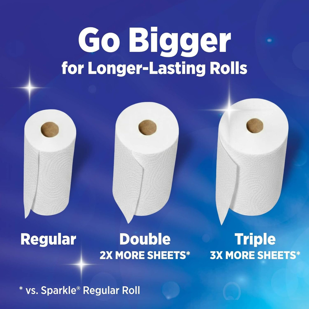 Tear-A-Square Paper Towels 2 Double Rolls (220 Sheets Total)..........