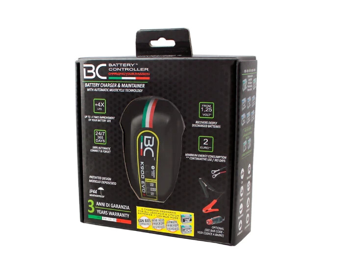 BC COD.700BCK9EVO + BATTERY CHARGER AND MAINTAINER FOR MOTORCYCLES WITH CAN-BUS SYSTEM