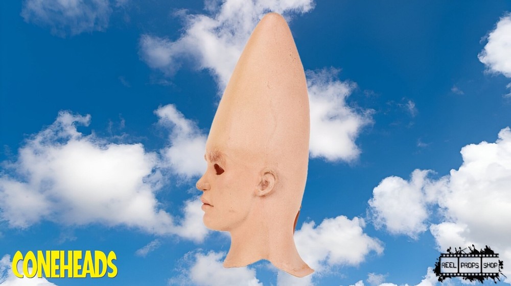 CONEHEADS PROP - SCREEN USED CONEHEAD MASK - SNL