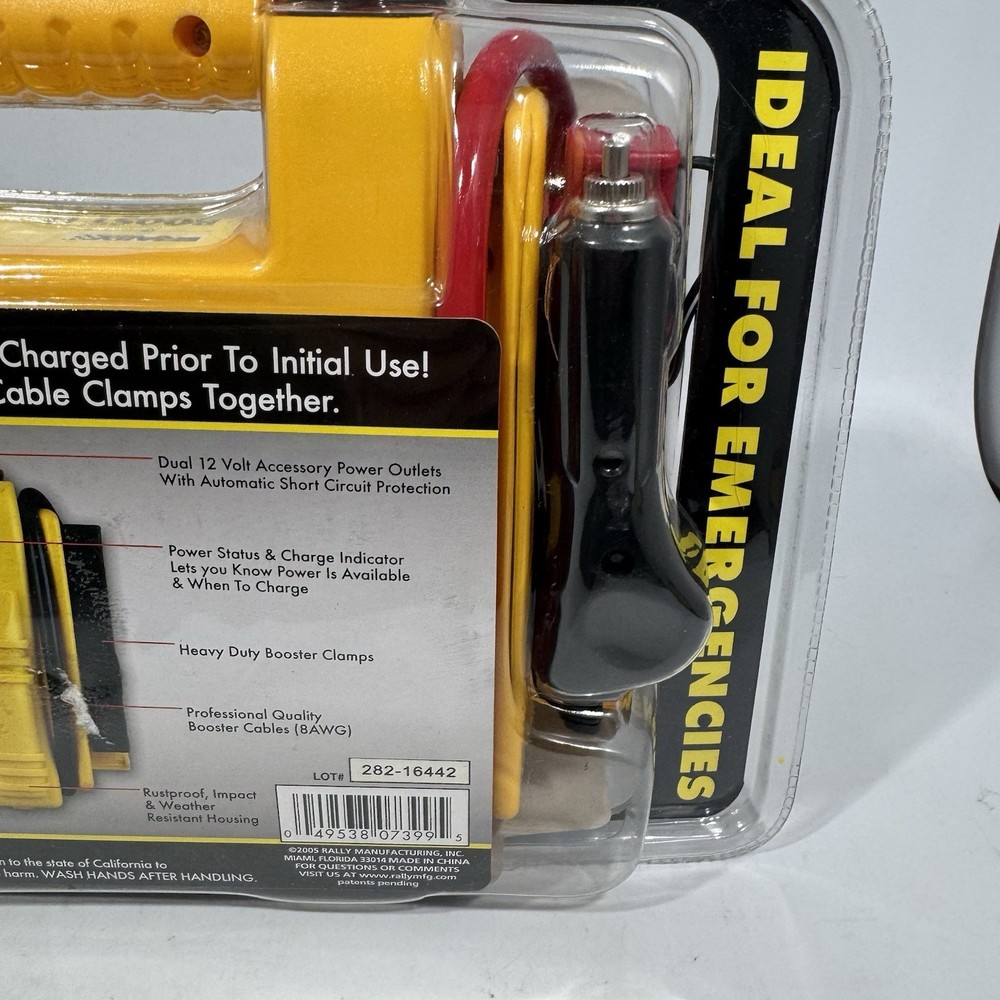 Rally Boost It 12 Volt Cordless Battery Jumper & Power Source #7399