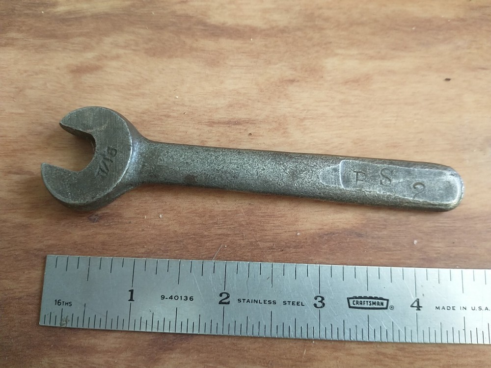Vintage Bonney 7/16" Square Open End Tool Post Lathe Wrench