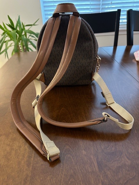 USED Michael Kors Backpack Brown Leather
