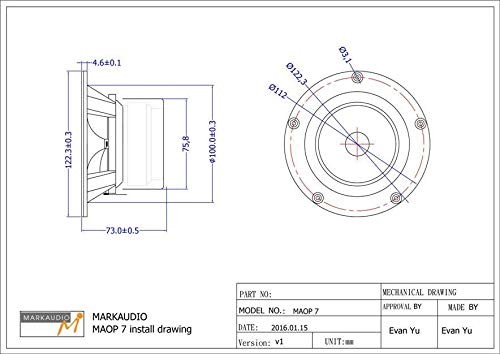 Mark Audio 10cm Full-Range MAOP7 (Pair) Limited Edition
