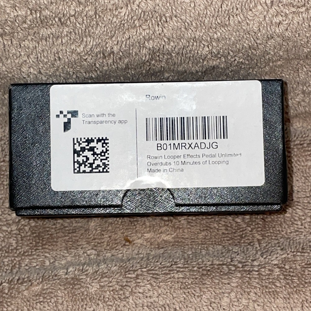 Rowin / Nano Loop Station Effect Pedal with Reverse and 1/2 Speed Function