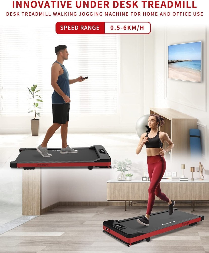 300lb Treadmill 2.25HP Mini Foldable Jogging Machine for Home Office