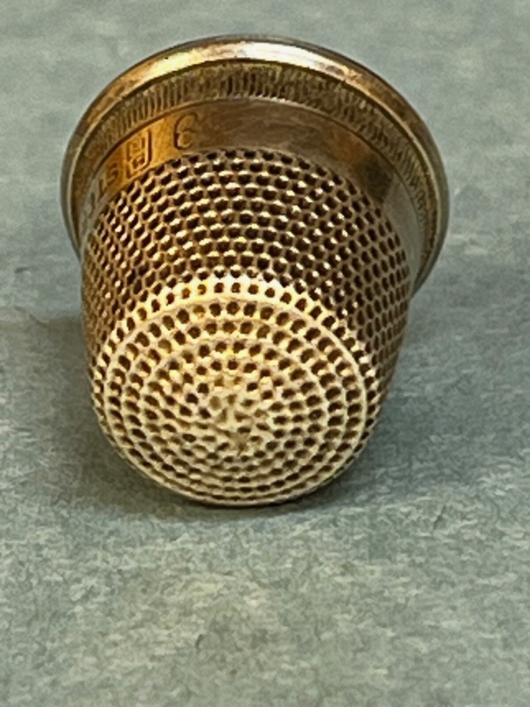 Vintage Sterling Silver Thimble 2.6g