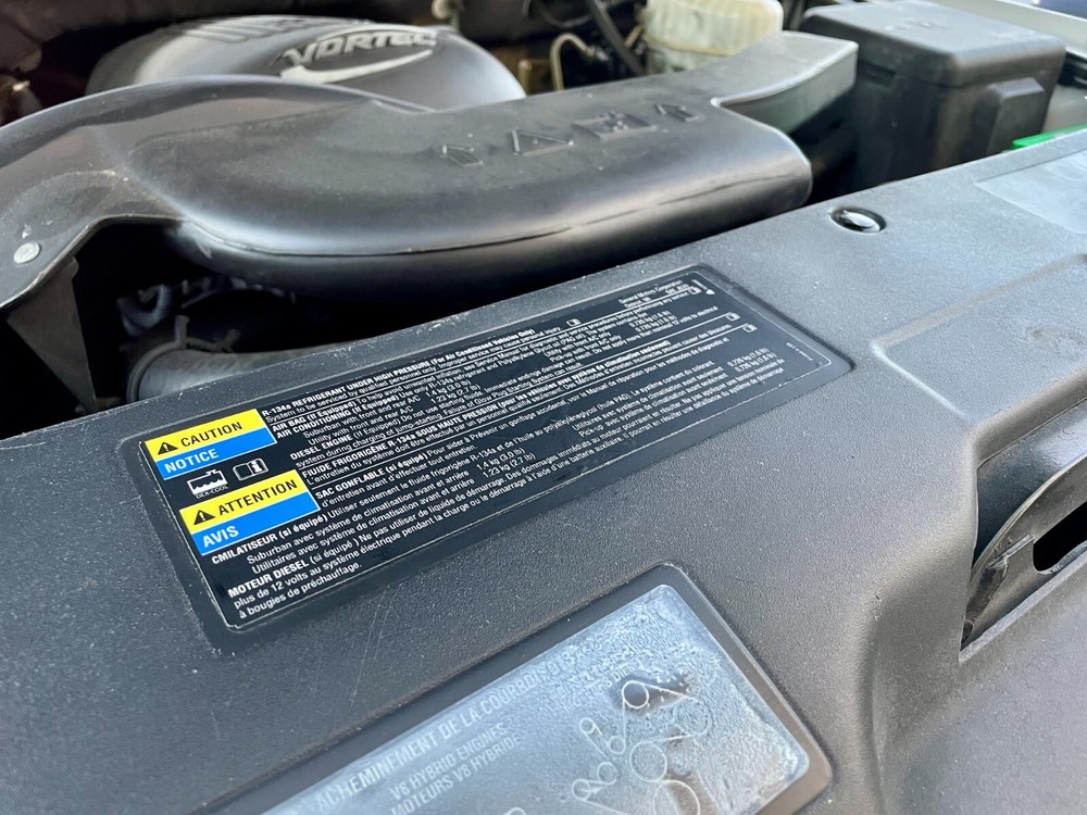 GM AC Label Decal 15206697 - Replacement Information Decal Sticker Label