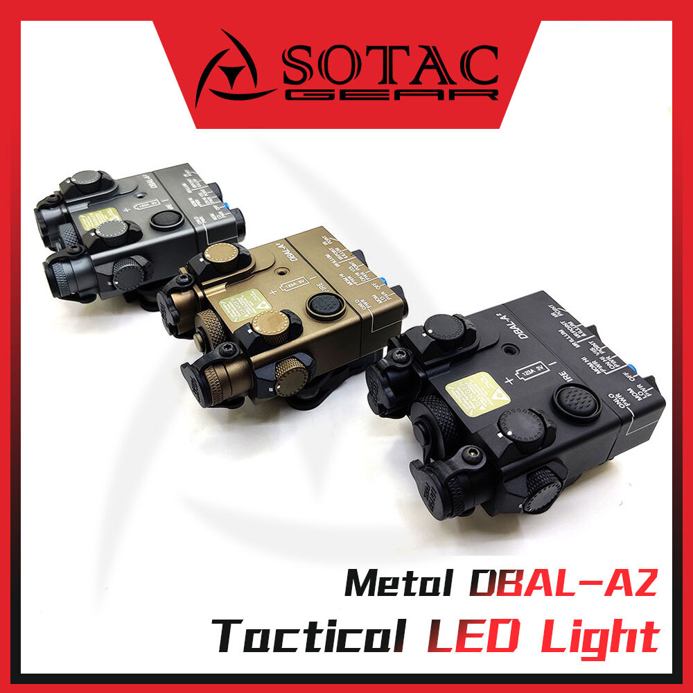 SOTAC DBAL-A2 Red IR Aiming Laser Tactical Light White LED Aluminum