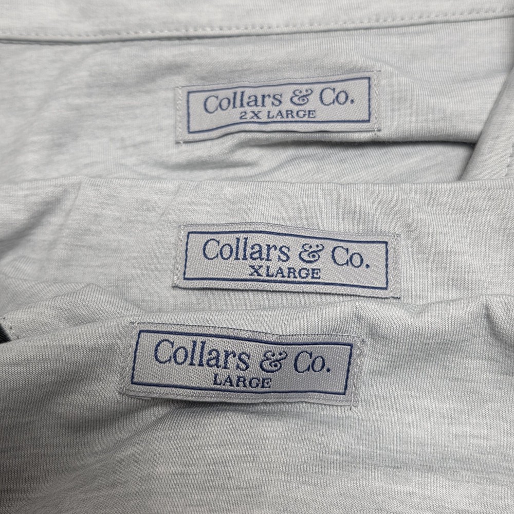 New Collars & Co Mens DriRelease Performance Black 1/4 Zip Pullover NWT