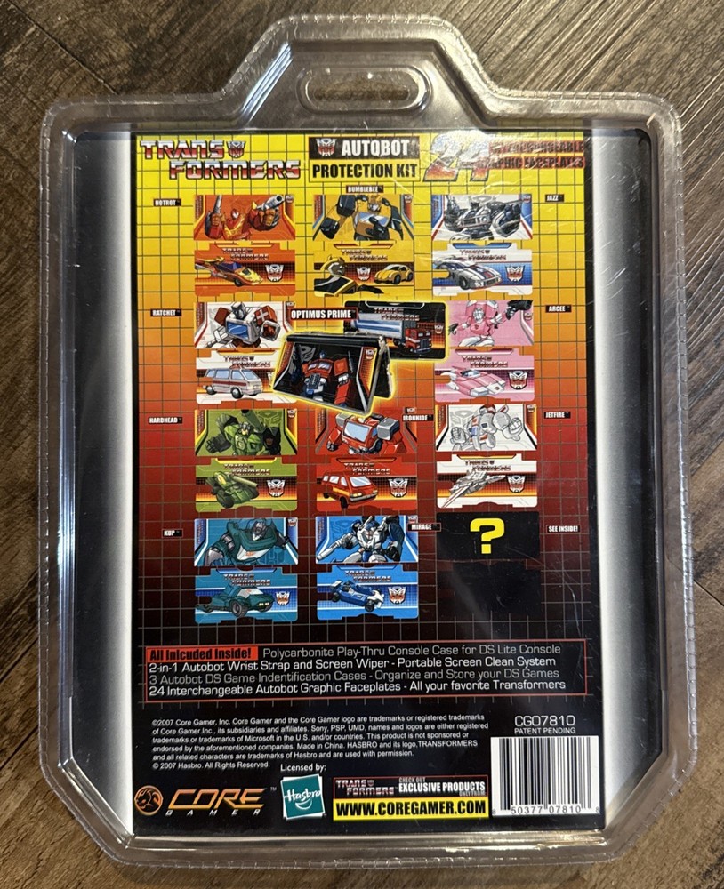 Nintendo DS Transformers Autobot Protection Kit (RARE)
