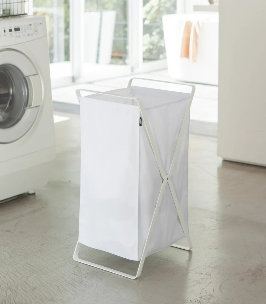 Yamazaki Home TOWER Laundry Hamper - Steel