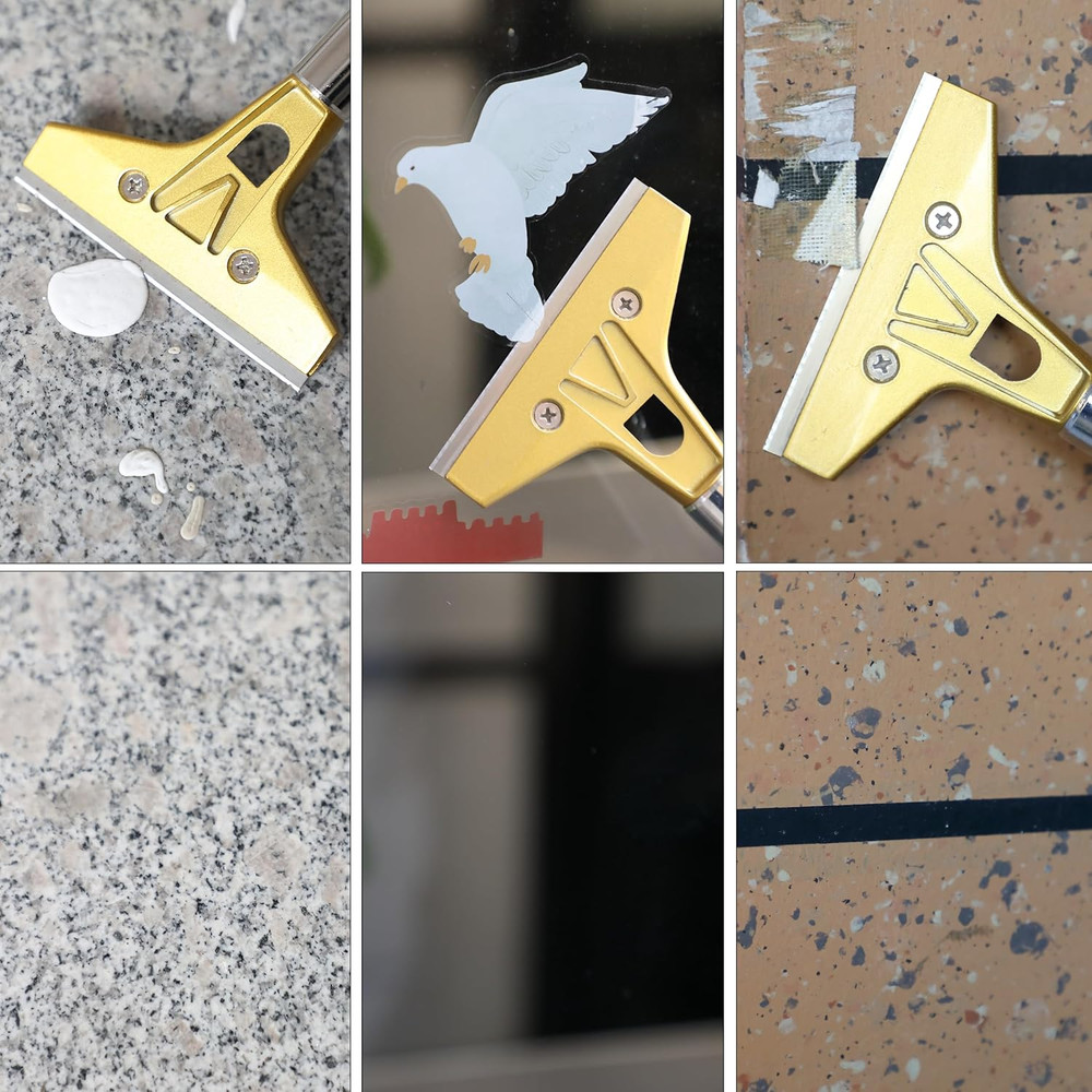 Bates- Razor Blade Scraper Tool, 4 Inch, Floor Razor Scraper Tool with 20 Ext...