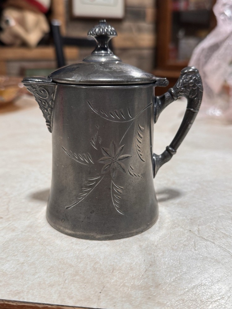 Van Berch silverQuadruple Plate Creamer Pitcher #2228