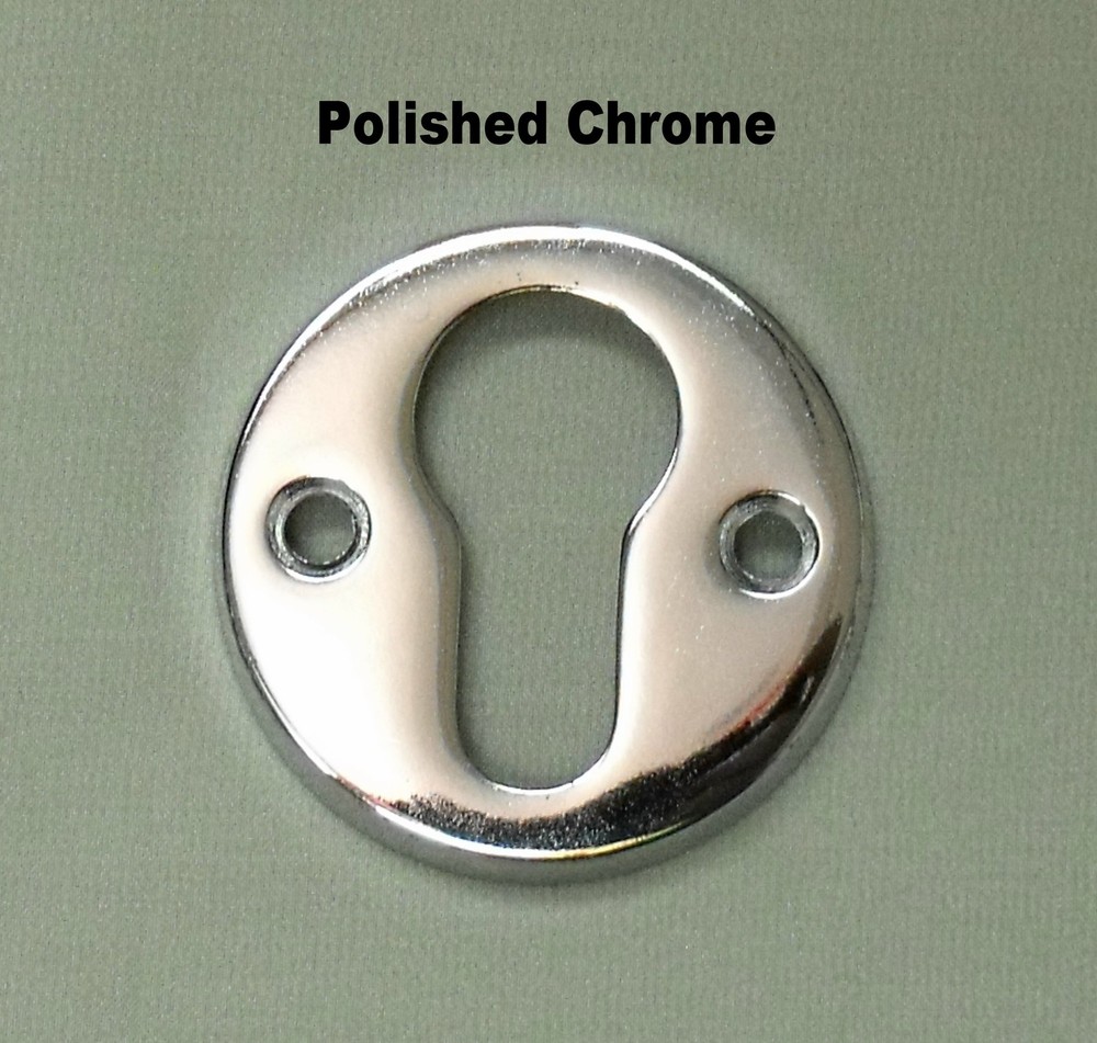 European profile cylinder escutcheon back plate