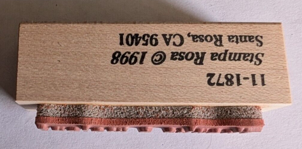 Wood/Rubber Stamp "Thanks a Melon!"