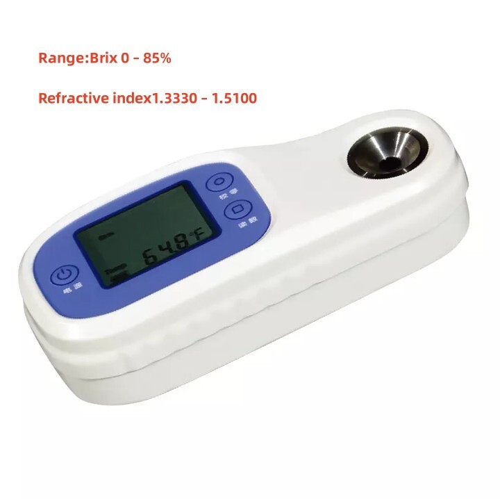 Portable Brix Refractometer Sugar Brix Tester Meter Gauge with Brix Range 0~85%
