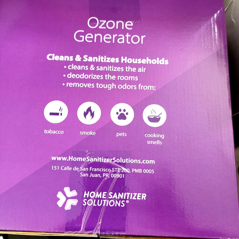 HOME SANITIZER SOLUTIONS OZONE GENTERATOR OG-25-BLUE