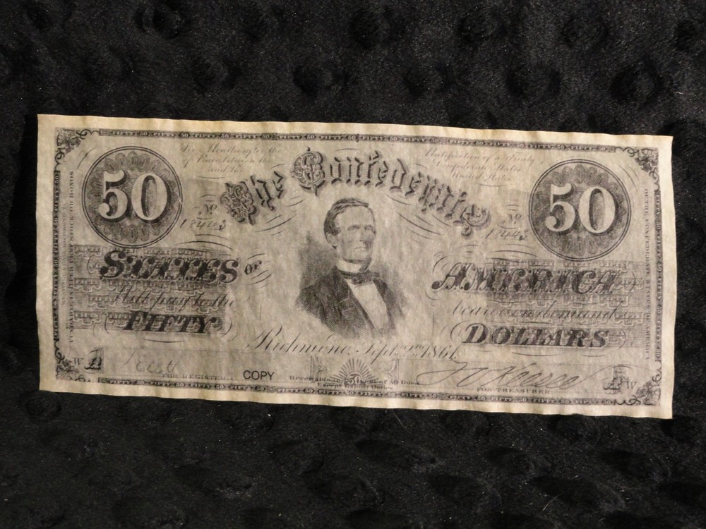 Confederate Currency Notes "Set C"