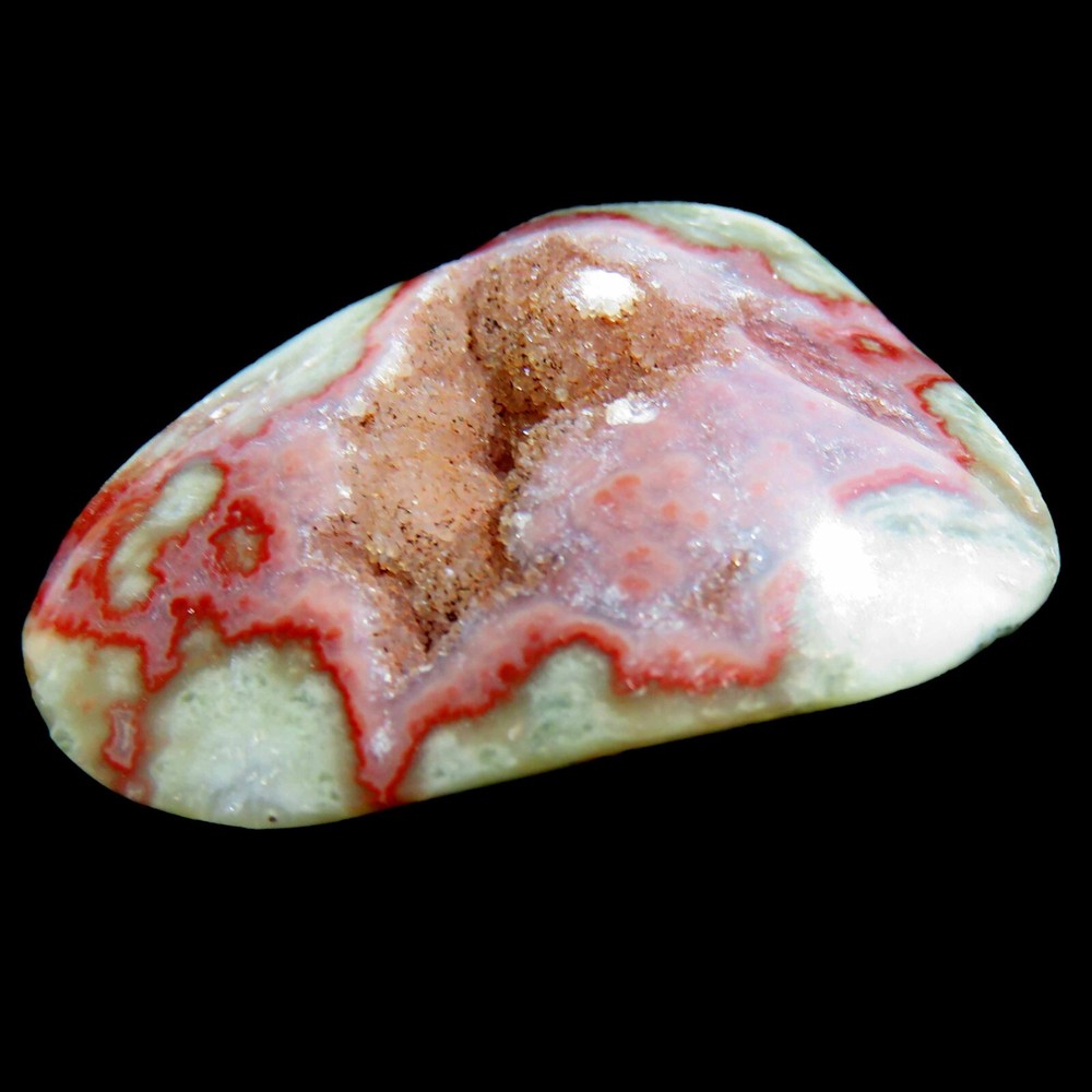Freeform Druzy Stalactite Agate Cabochon U1078