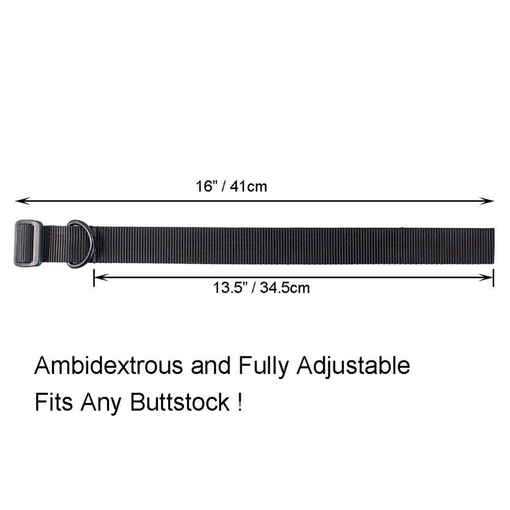 Adjustable Sling D Ring Loop Shoulder Strap Attachment for Shotgun Buttstock US