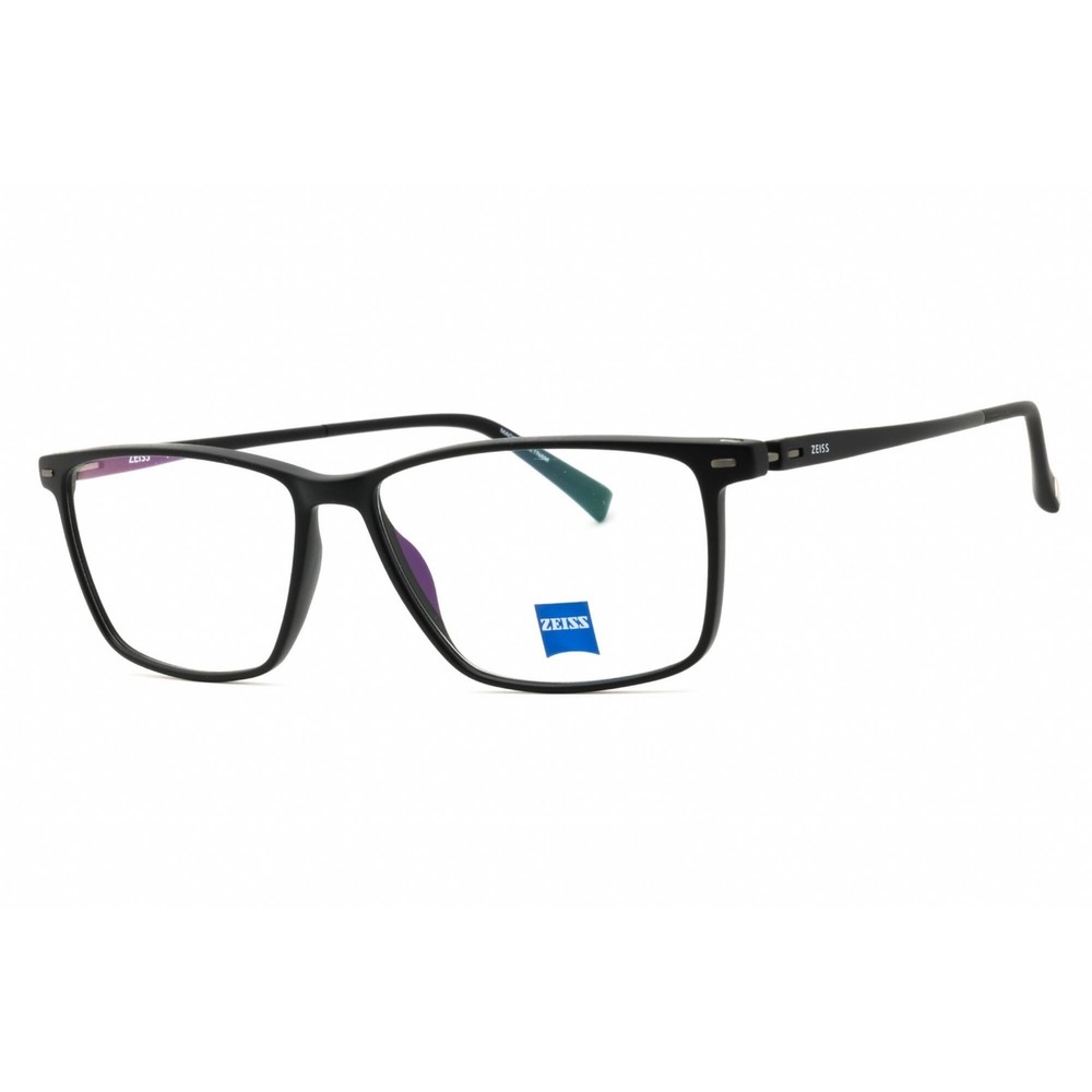 Zeiss Unisex Eyeglasses Injected Propionate Black Rectangular Frame ZS20008 900