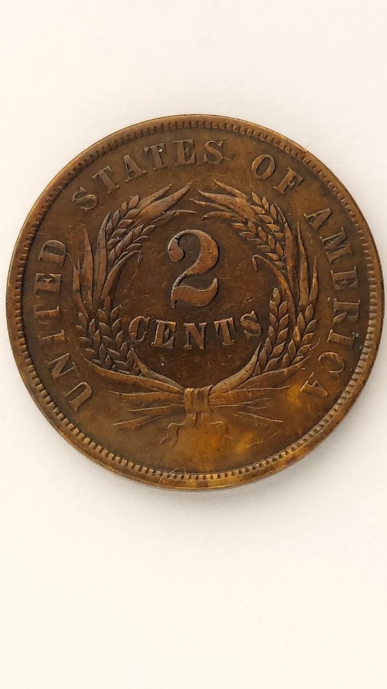 1864 United States 2 Cent Piece