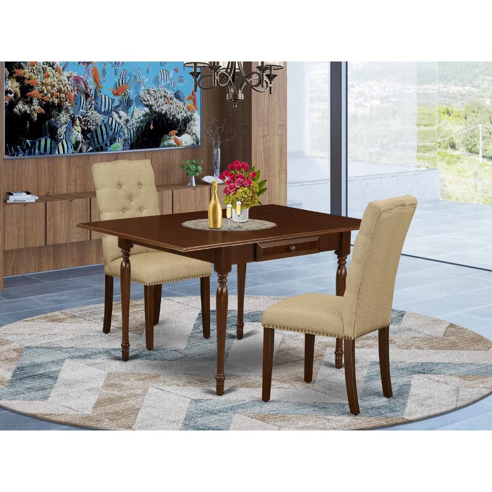 Dining Room Set Mahogany, MZEL3-MAH-16