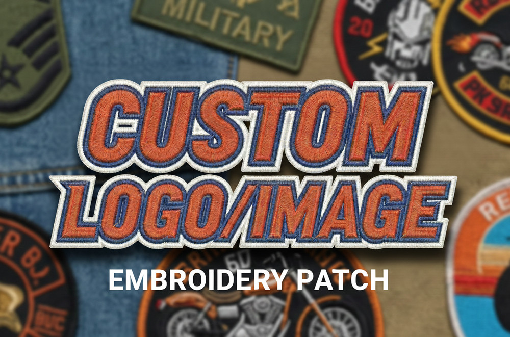 Custom Embroidered Personalized - Your Own Design Logo Image Patch