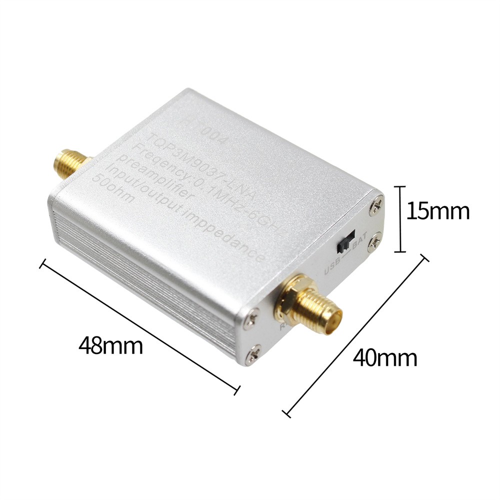 For RF & Software Defined Radio SDR 100K-6GHz Low Noise Amplifier 20dB