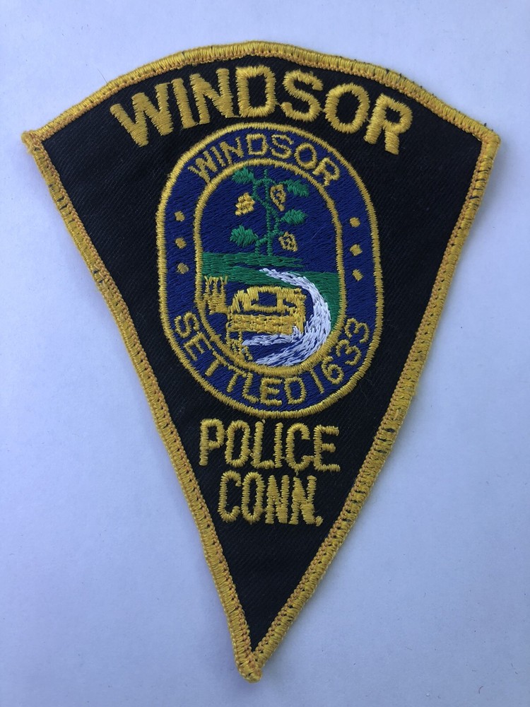 Windsor Connecticut Police Patch ~ Vintage