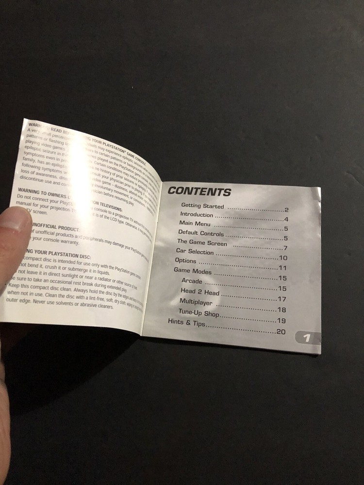 Vanishing point ps1 Manual Only