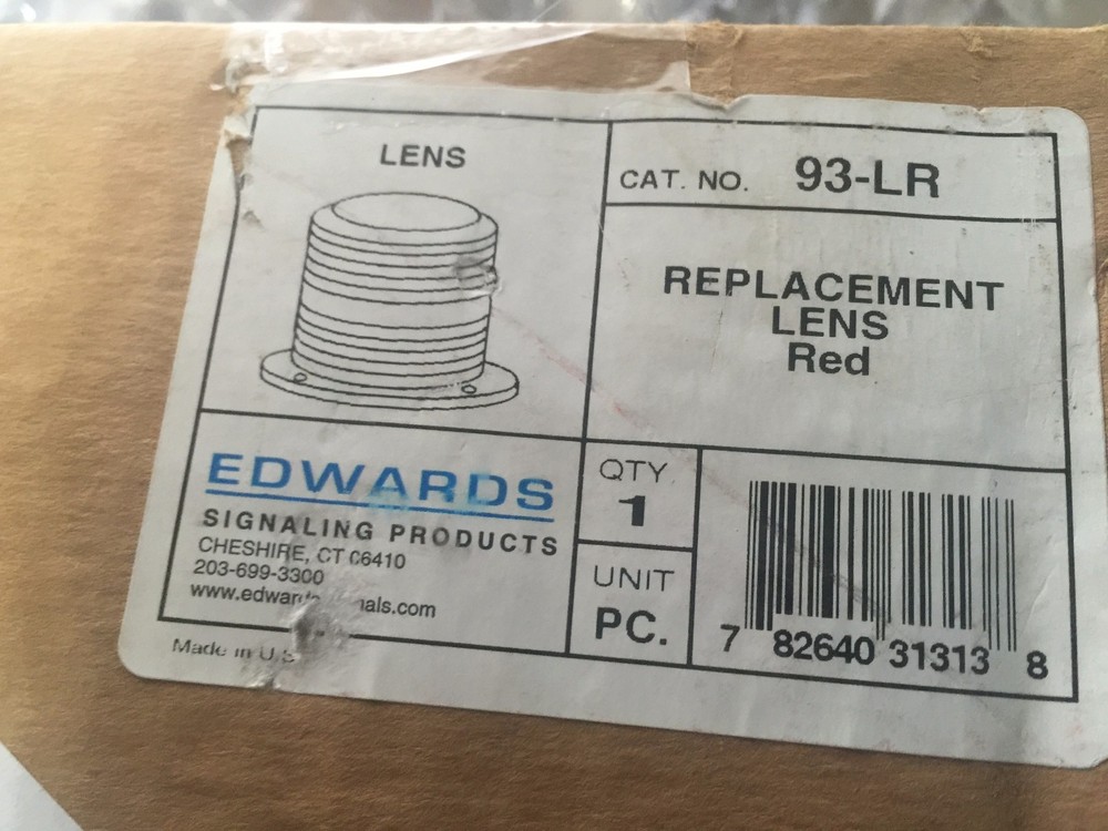 NEW Edwards 93-LR Replacement Lens