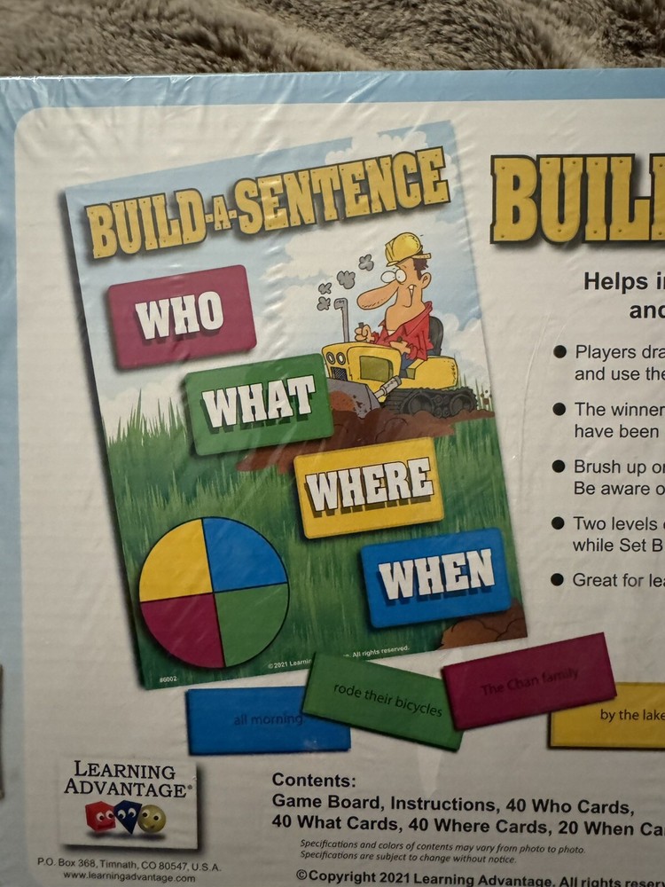Learning Advantage Build-A-Sentence