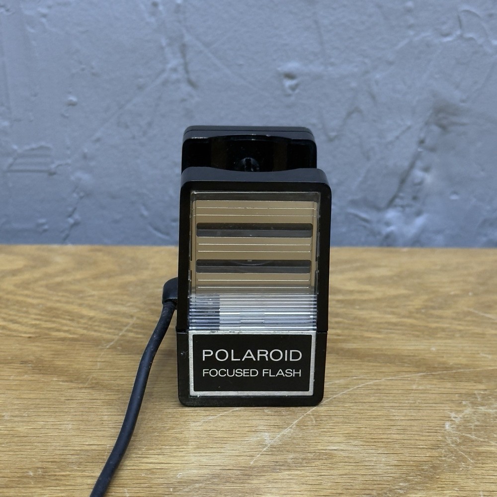 Vintage Polaroid Countdown 70 Land Camera w/ High Power Flash And Case UNTESTED