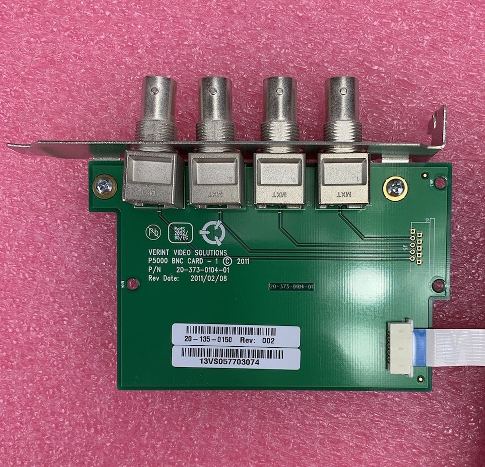 Verint Video Solutions 20-373-0079-02 P5000 PCIe Video Codec Board