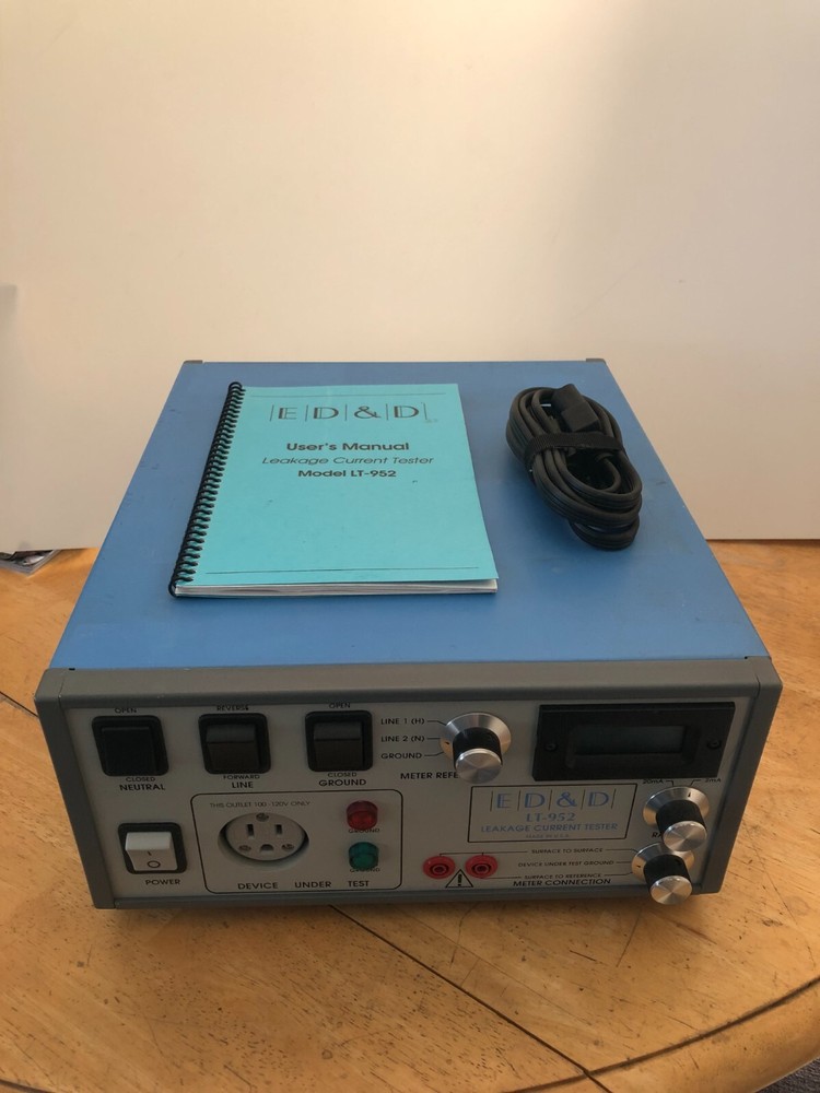 ED&D/Educated Design & Development LT-952 15A Digital Leakage Current Tester.